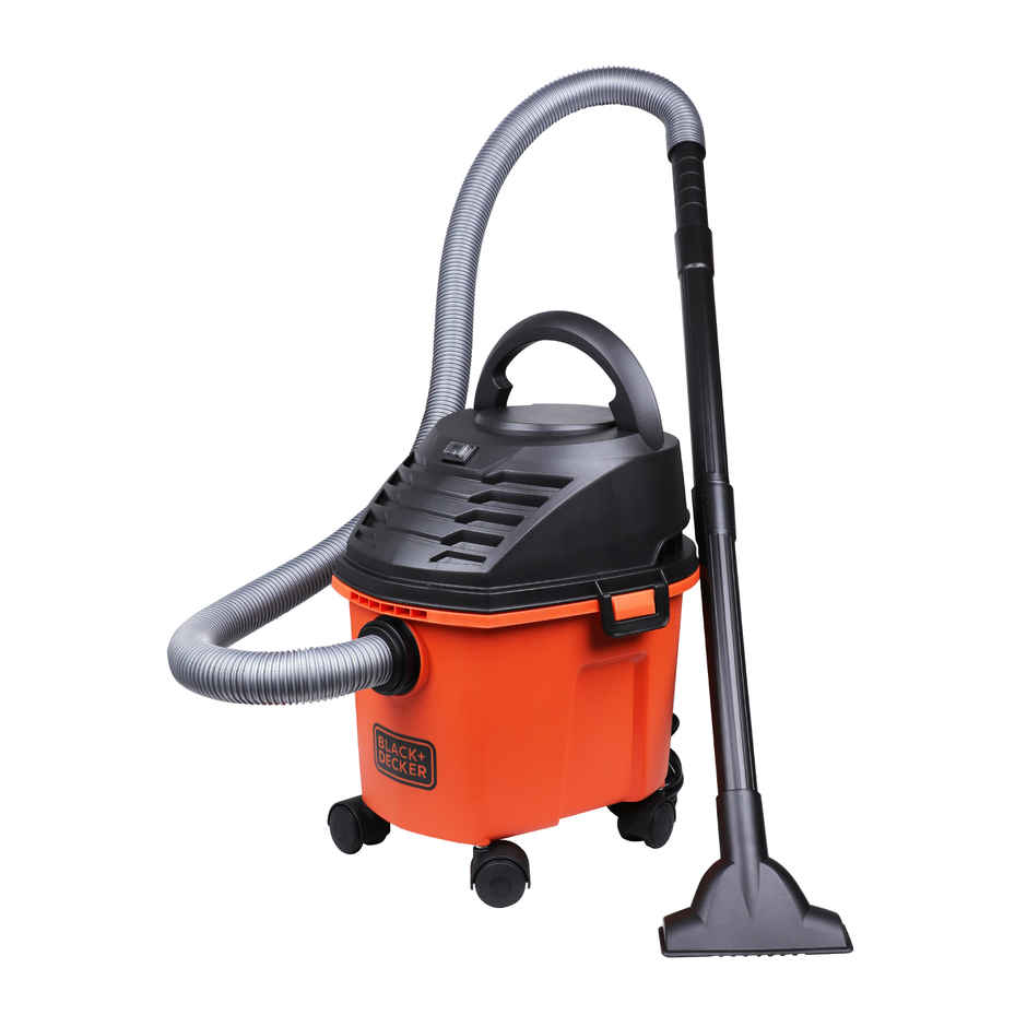 BLACK+DECKER BDWD08-B1 220V 1000 W Wet and Dry Vacuum Cleaner with Cannister Body, 8L Capacity