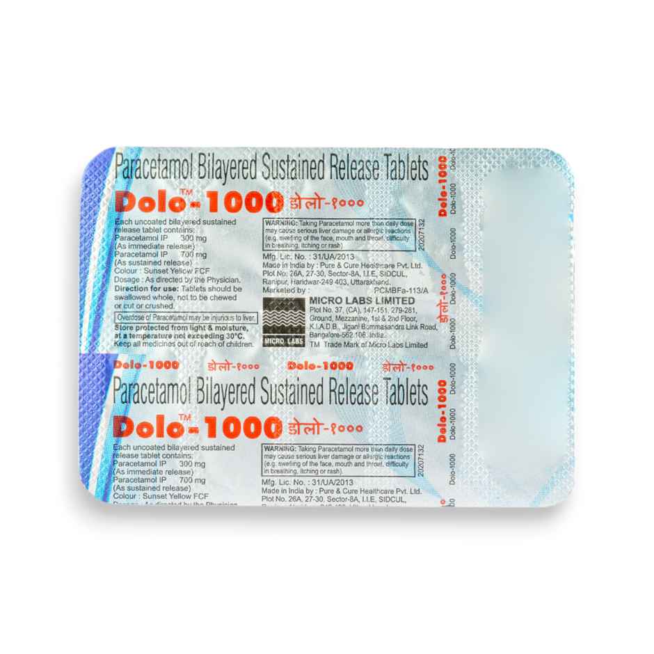 Dolo-1000 Tablet SR