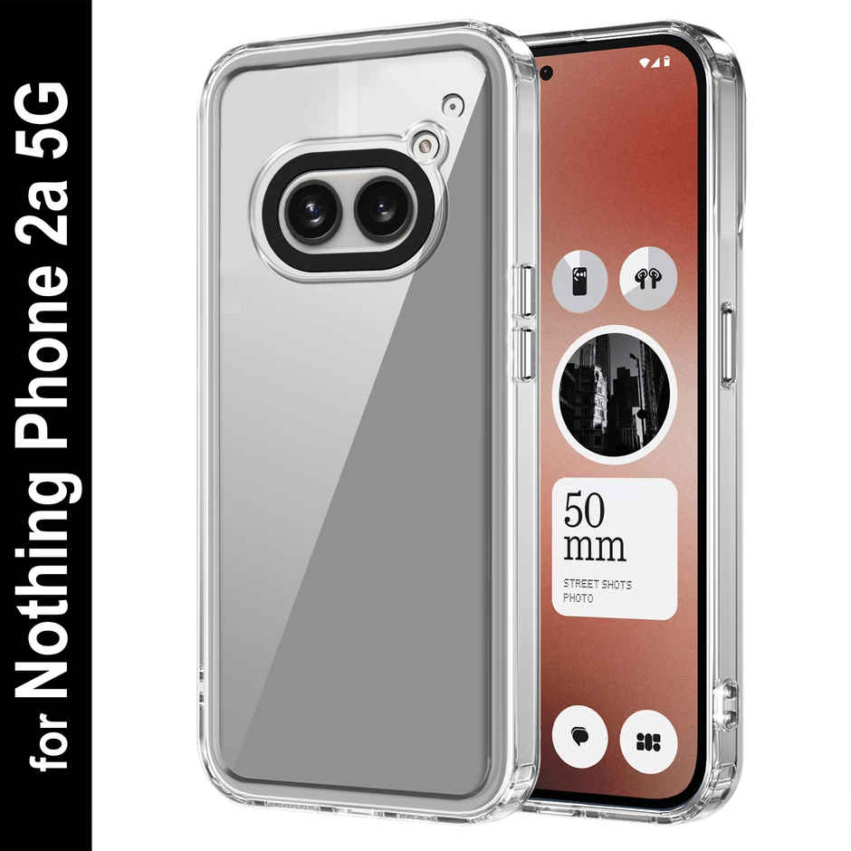 Zapcase Back Cover for Nothing Phone 2A 5G | Space-Clear