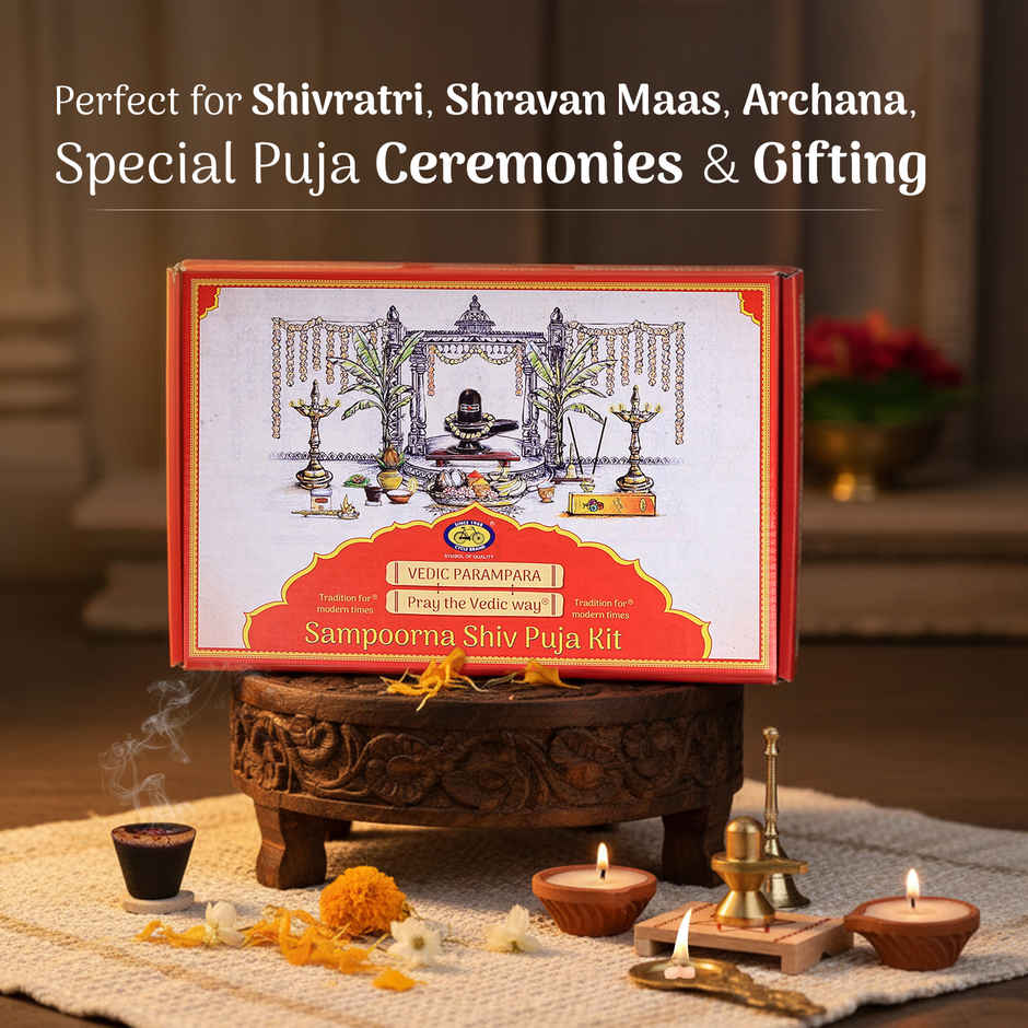 Sampoorna Shiv Puja Kit | Complete Vedic Puja Samagri | Cycle