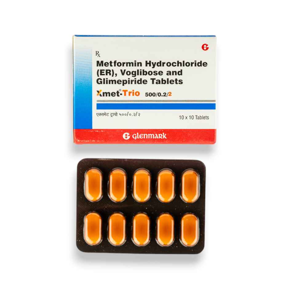 Xmet-Trio 500/0.2/2 Tablet ER