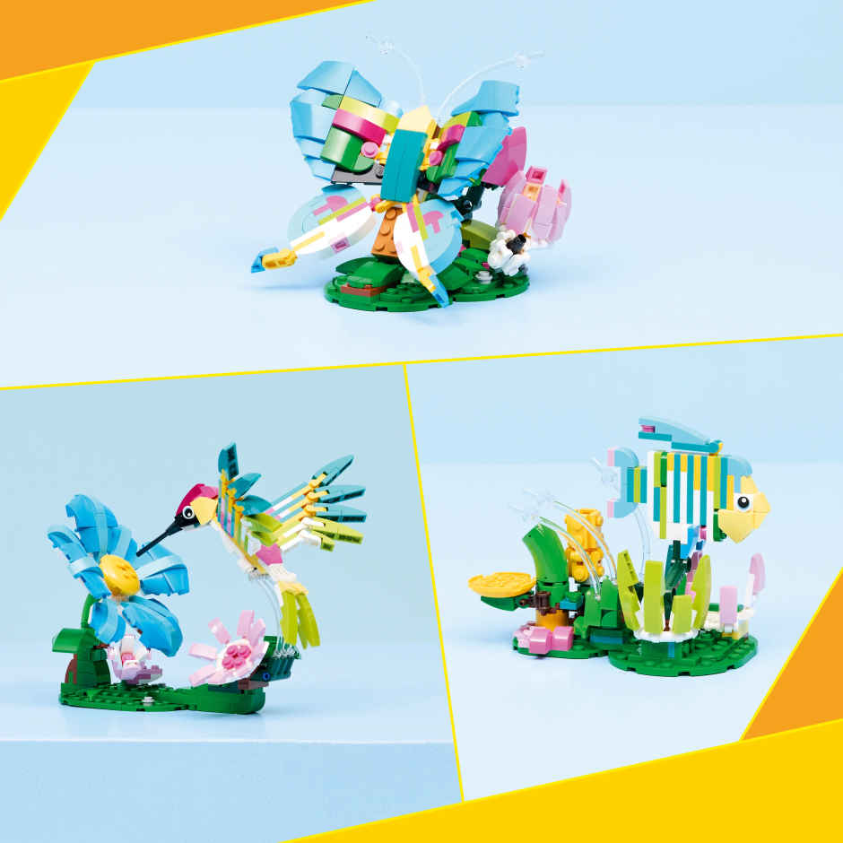 LEGO Creator 3 in1 Wild Animals Colorful Hummingbird Decor 31384