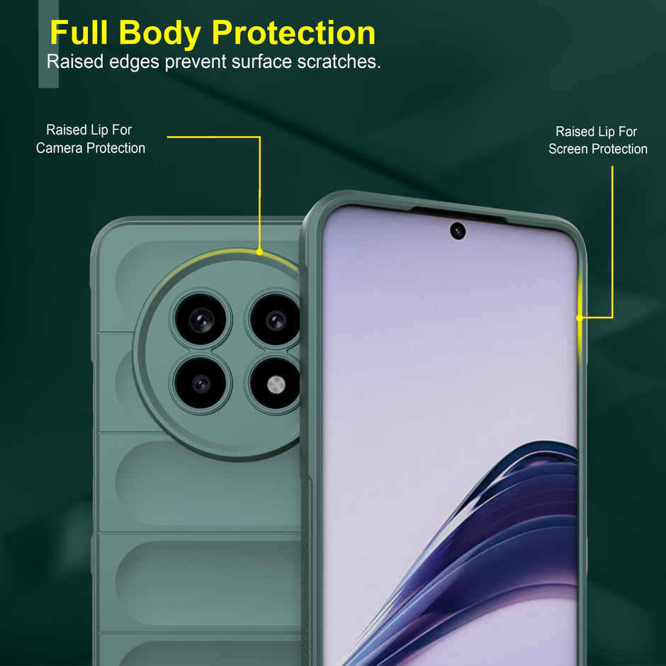 Zapcase Back Cover for Realme 13 Pro Plus 5G | Magic-DarkGreen