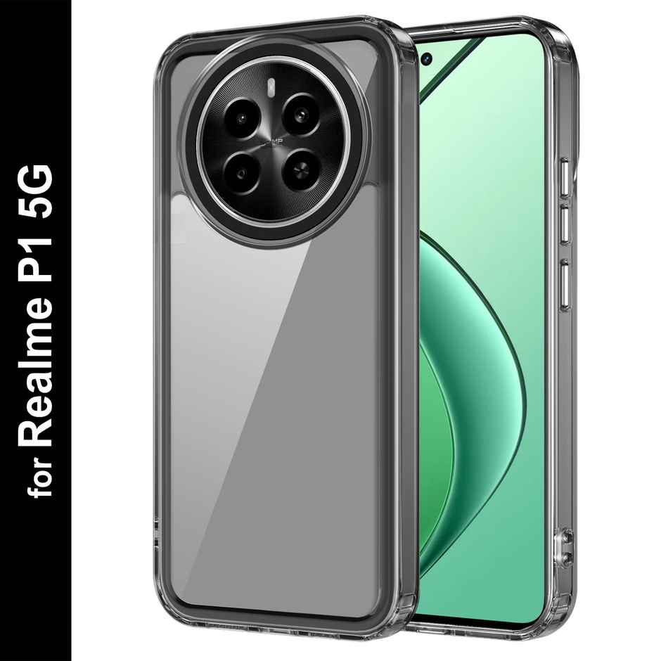 Zapcase Back Cover for Realme P1 5G | Space-Black