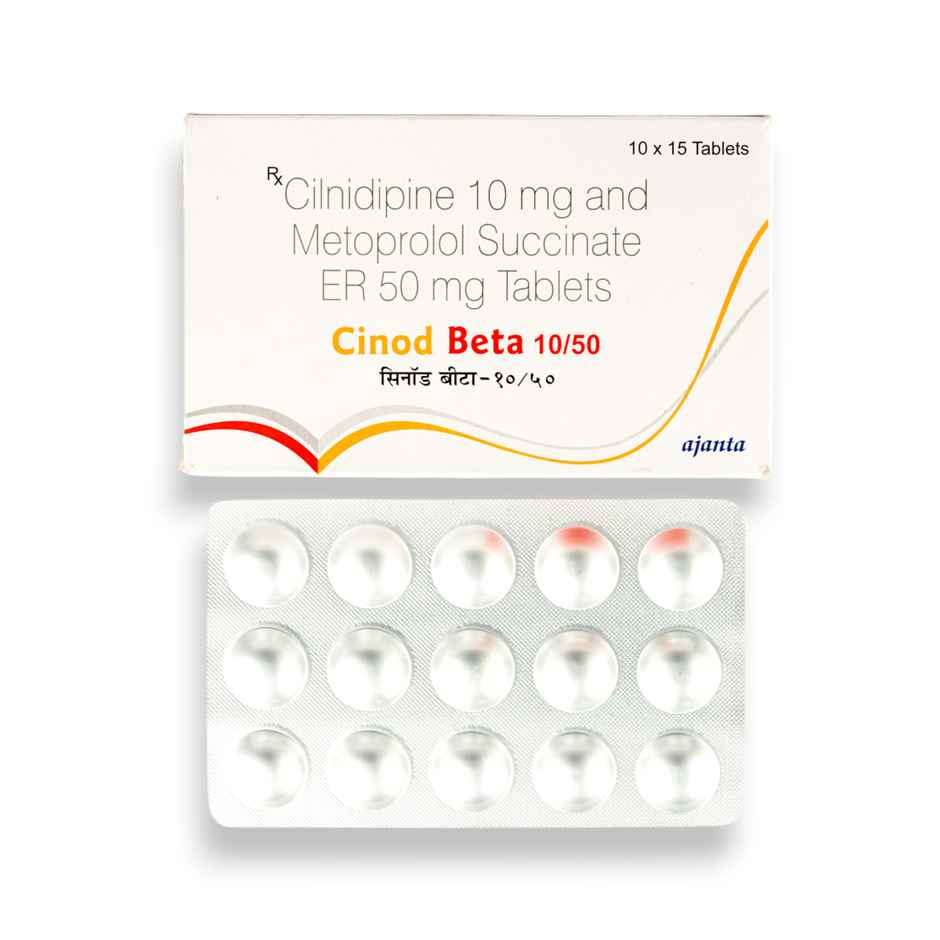 Cinod Beta 10/50 Tablet ER