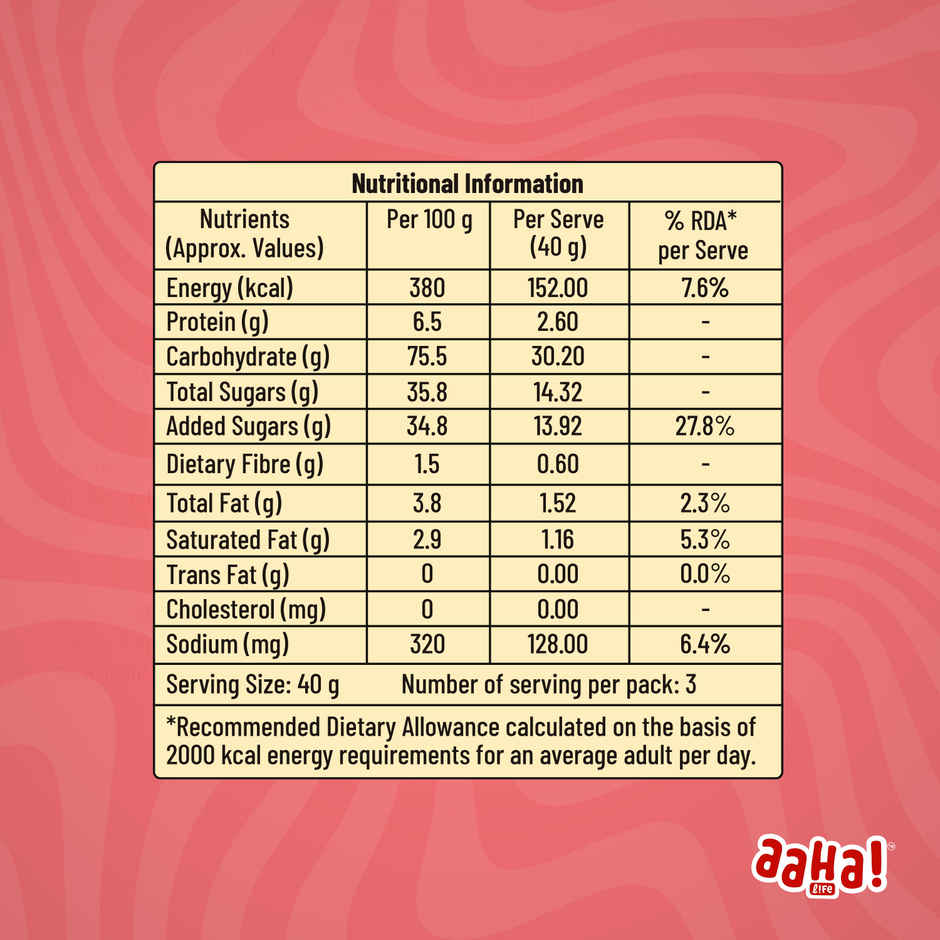 Aaha Life Fresh Mix Fruit Cake | Eggless