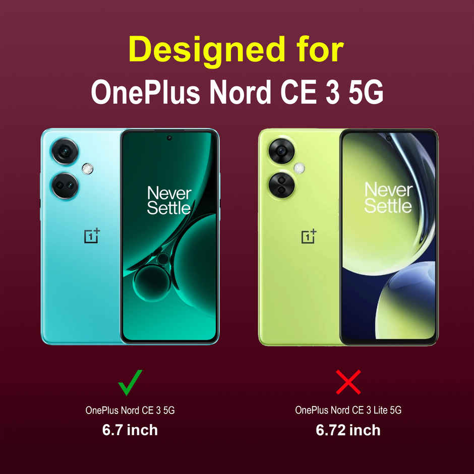 Zapcase Back Cover for OnePlus Nord CE 3 5G | Magic-Plum