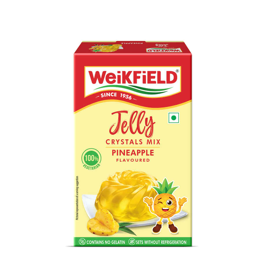 Weikfield Jelly Crystals Pineapple Flavor Carton