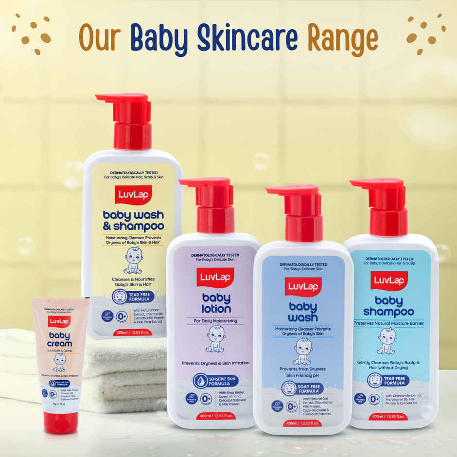 LuvLap Baby Wash Shampoo