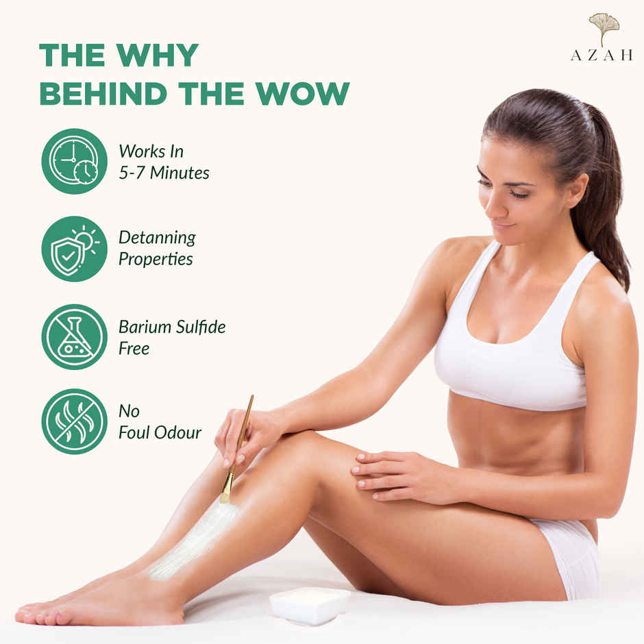 Azah Body & Bikini Hair Removal Wax Powder