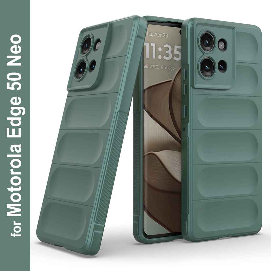 Zapcase Back Cover for Motorola Edge 50 Neo | Magic-DarkGreen
