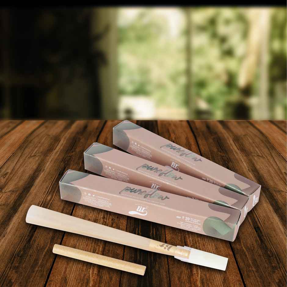 LIT Pure Flow Brown Pre Rolled Cone With Ceremic Filter