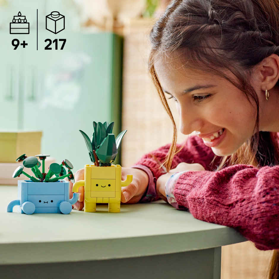 LEGO Botanicals Happy Plants Shelf Decor 10349