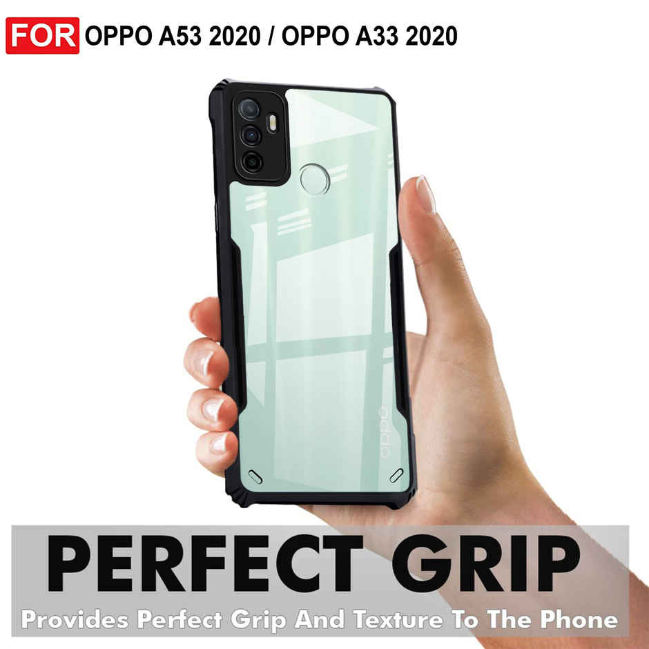 Zapcase Back Cover for Oppo A53 | Oppo A33 | Matte-Black