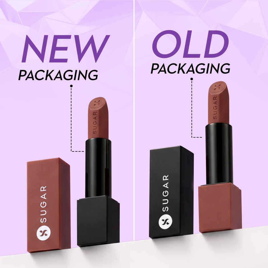SUGAR Cosmetics Glide Peptide Serum Lipstick | 08 Lisbon Latte