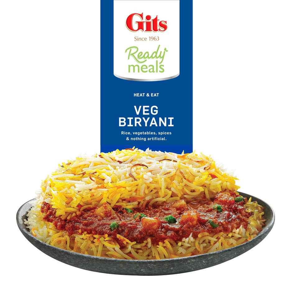 Gits Veg Biryani | Ready to Eat | Convenient & Flavourful