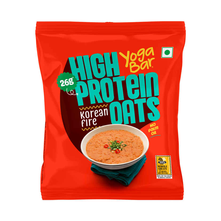 Yoga Bar High Protein Oats Korean Fire | 26g Protein