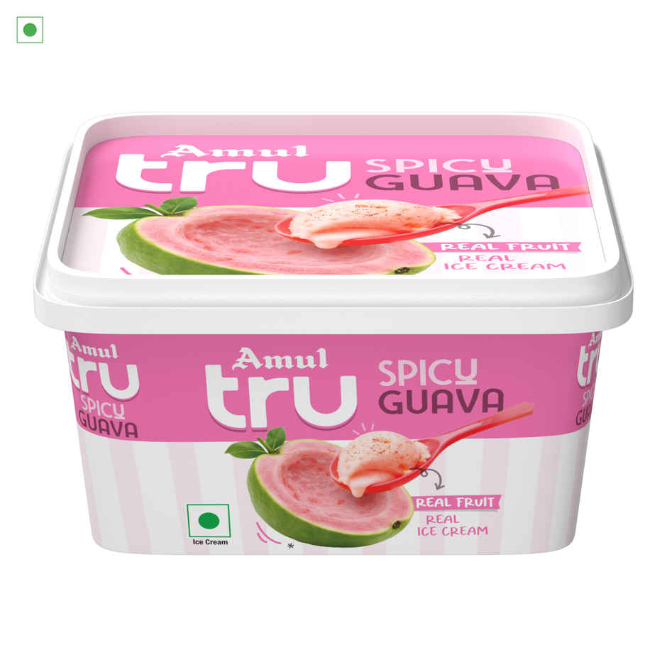 Amul Tru Spicy Guava Ice Cream Tub