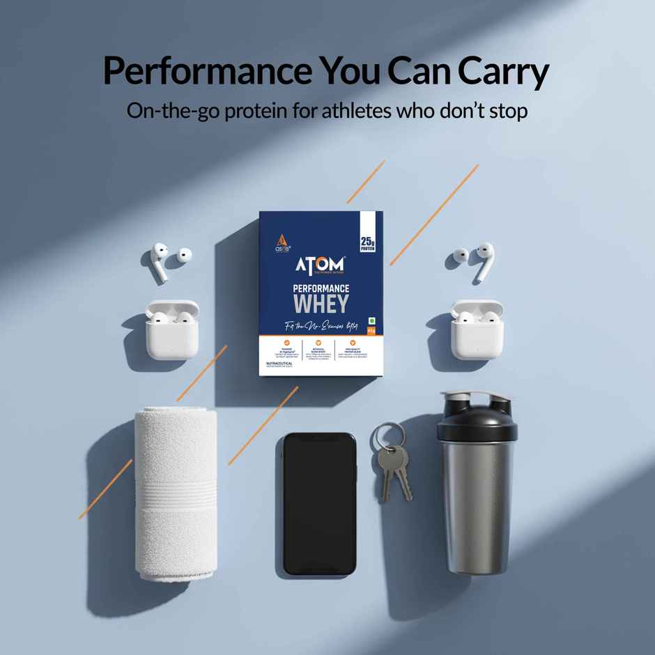 AS-IT-IS ATOM Performance Whey with Herbs & DigeZyme | 25g Protein | Chocolate