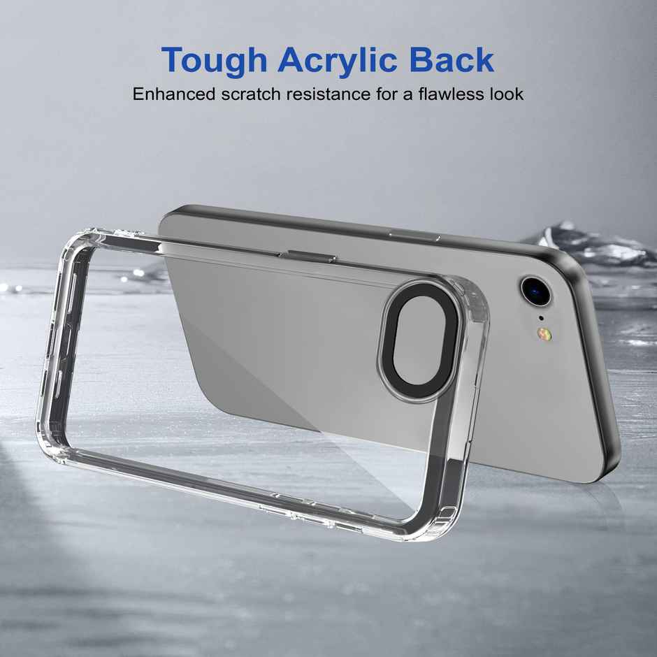 Zapcase Back Cover for iPhone SE 2020 | Space-Black