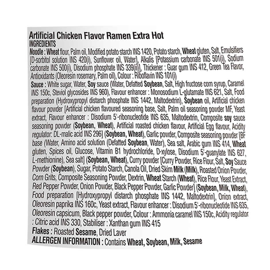 Ah-Ssa Eat Bull Ramen Extra Hot Chicken Extra Hot