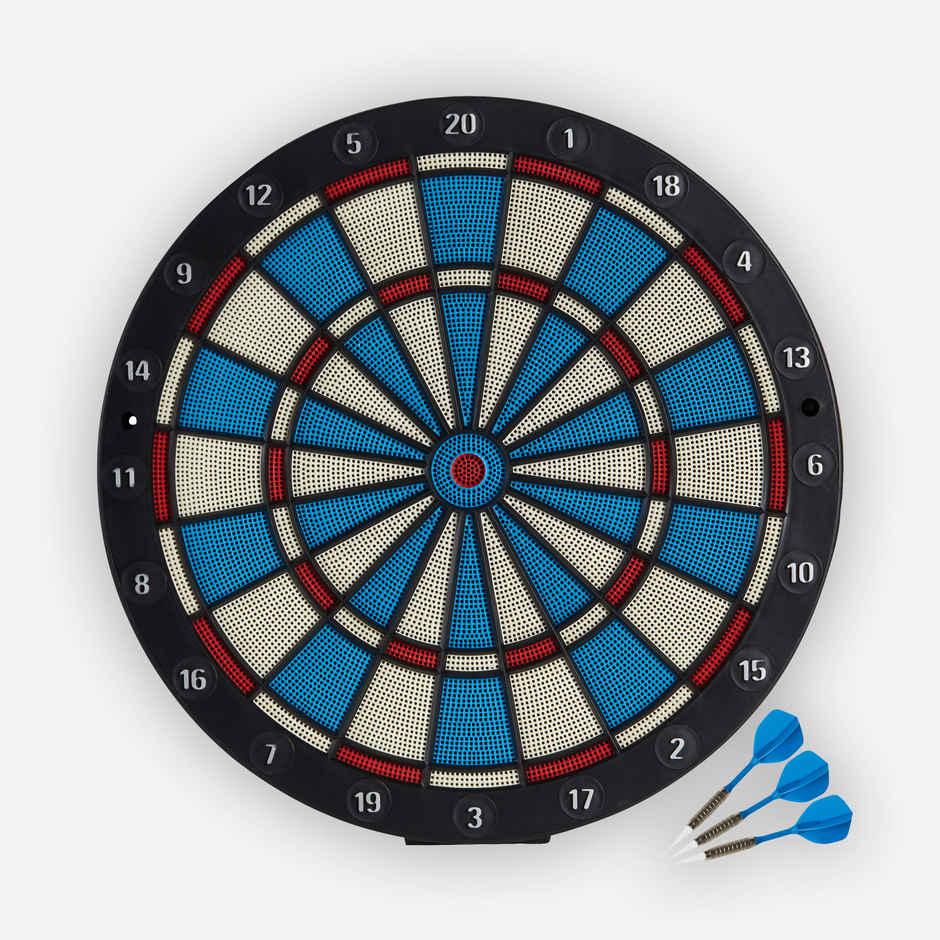 Decathlon | Canaveral Plastip Dartboard With 3 Darts, Standard Size