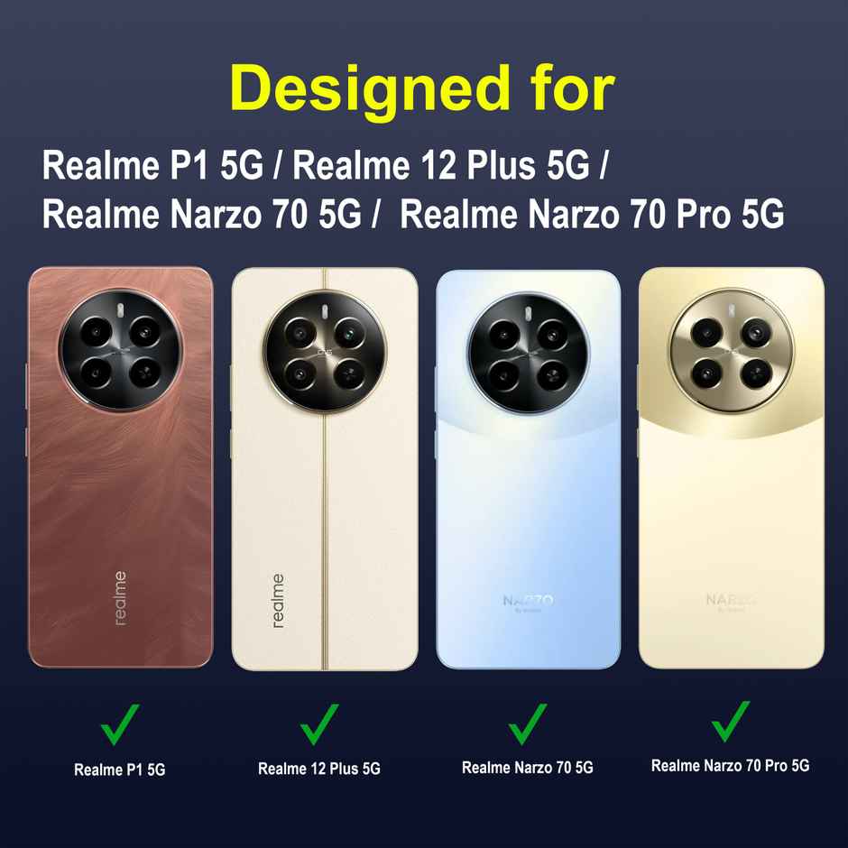 Zapcase Back Cover for Realme P1 5G | Magic-Sapphire