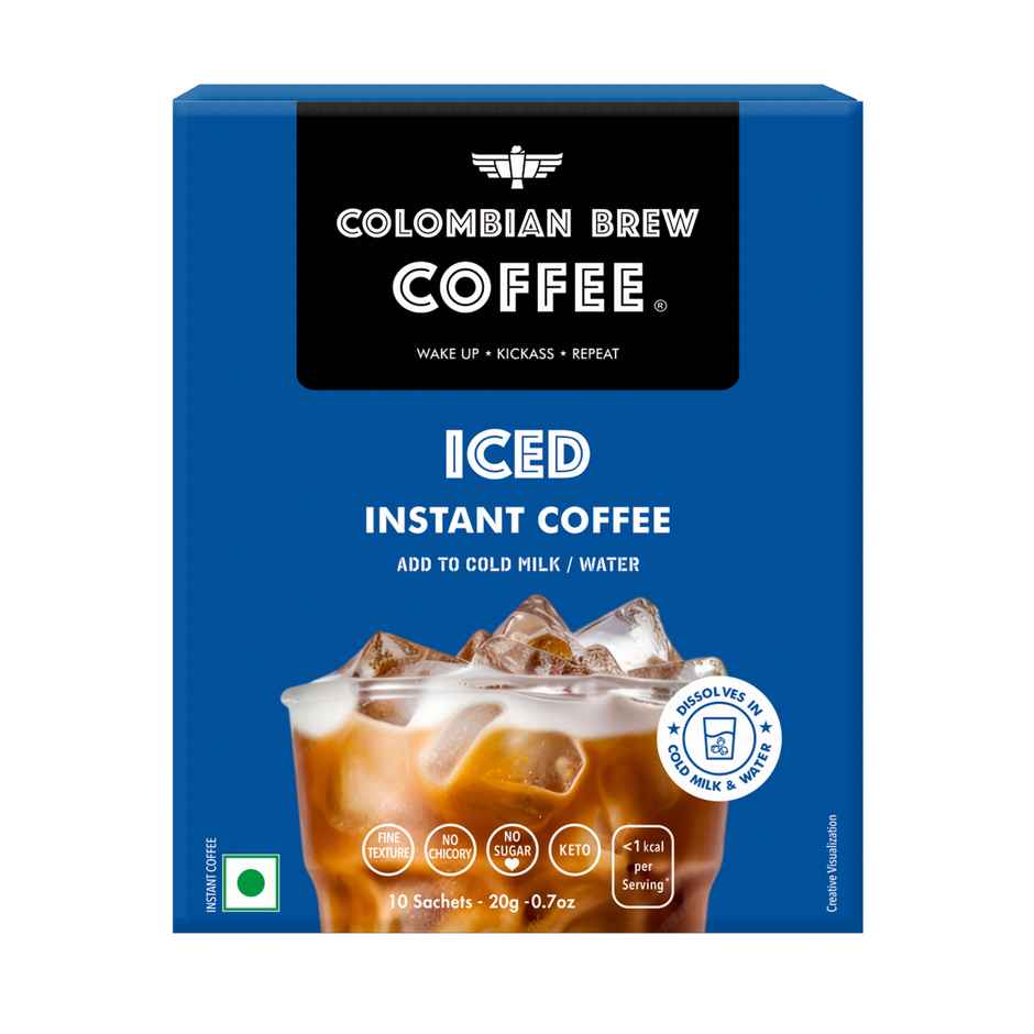 Colombian Brew Iced Instant Coffee | 10 Sachets