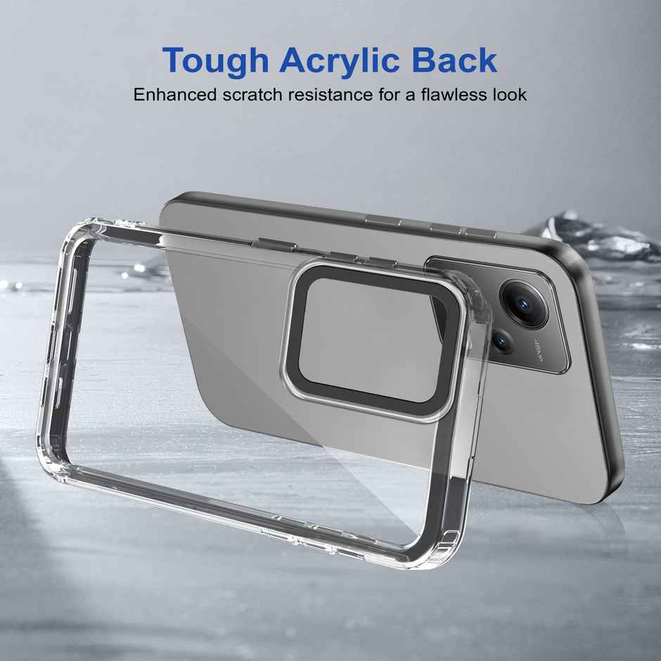 Zapcase Back Cover for Mi Redmi Note 12 Pro 5G | Space-Black