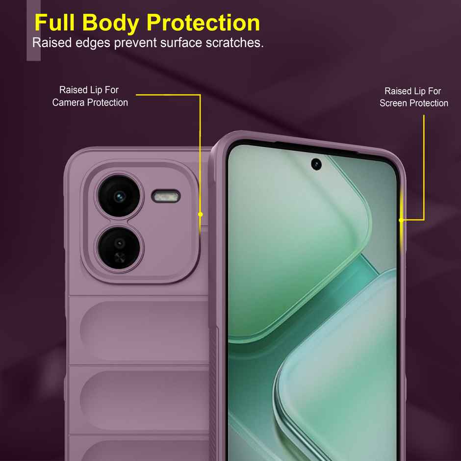 Zapcase Back Cover for iQOO Z9x 5G | Magic-Lavender
