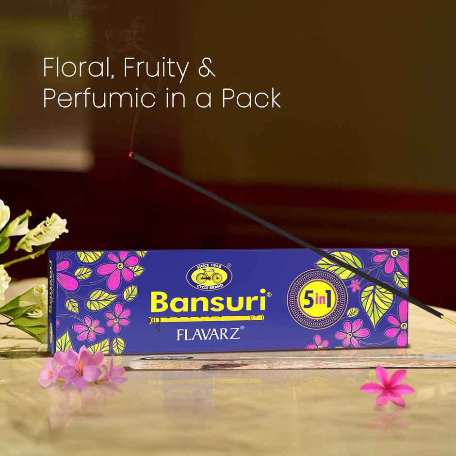 Bansuri 5 in 1 Agarbatti | From House of Cycle