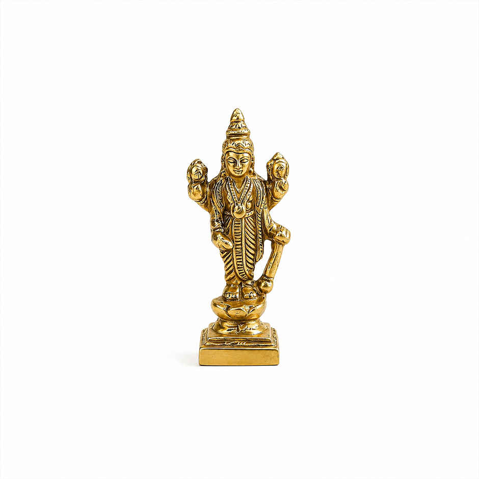 Brass Vishnu Statue | Svasti