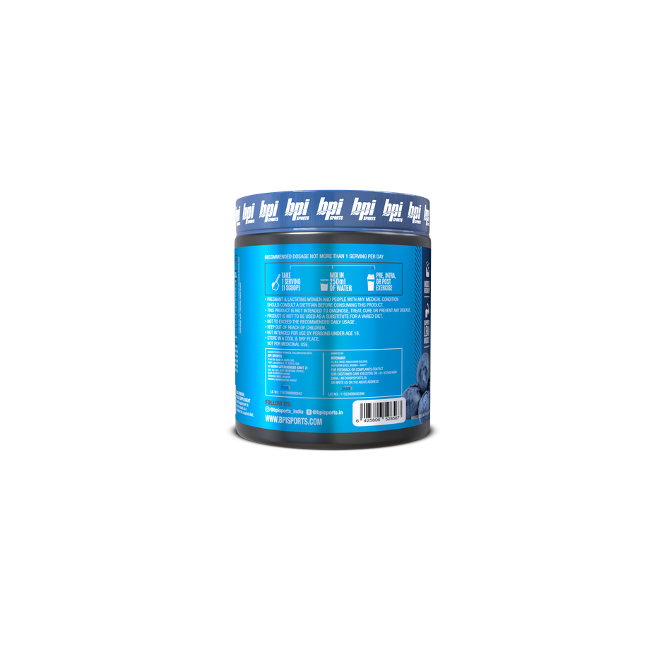 BPI Sports Best BCAA- Muscle Recovery- Improved Performance- Hydration- Blueberry
