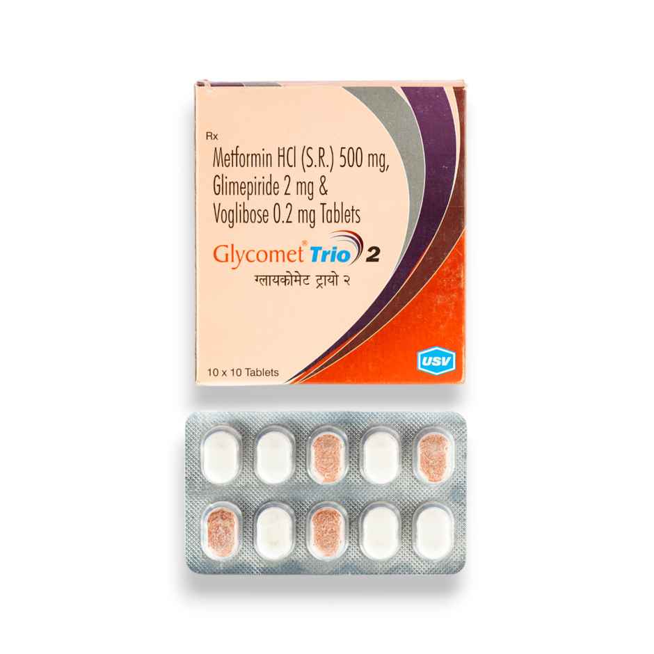 Glycomet Trio 2 Tablet SR