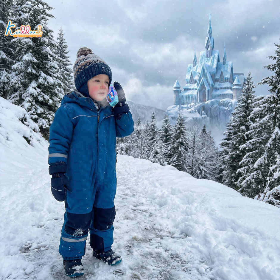 Kriiddaank Frozen Walkie Talkie for Kids 100 ft Range 2 Pack Battery Operated Communication Toy