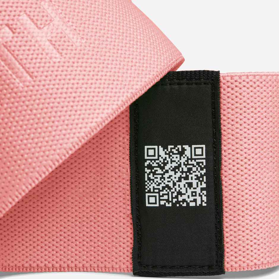 Decathlon | Domyos Fabric Glute Resistance Band, Light Resistance 10Kg - Pink