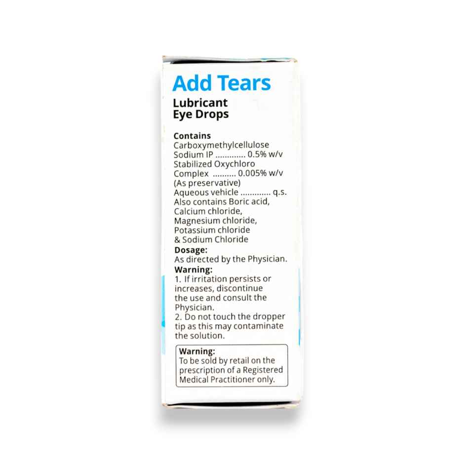 Add Tears Lubricant Eye Drop