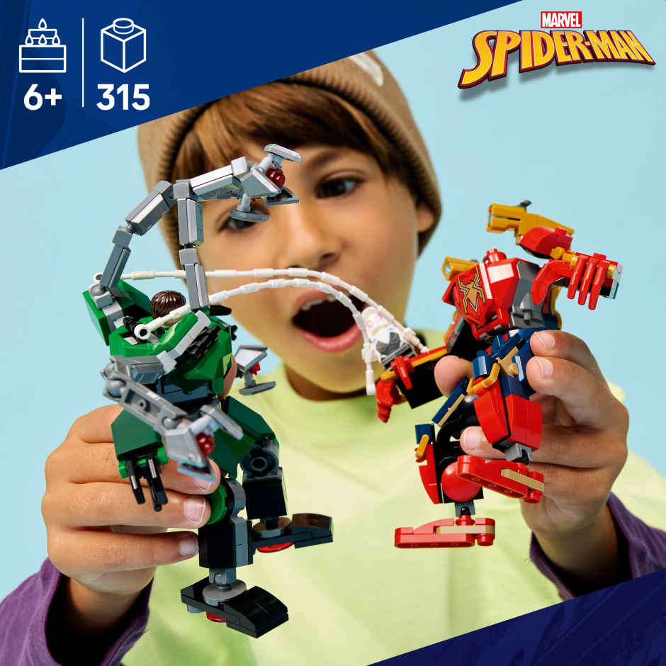 Lego Marve Mec Battl SpiderMa v Do Oc 76338