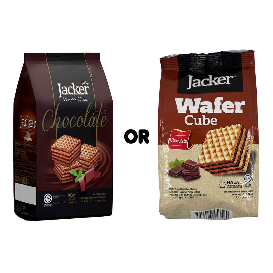 Jacker Wafer Cube Chocolate