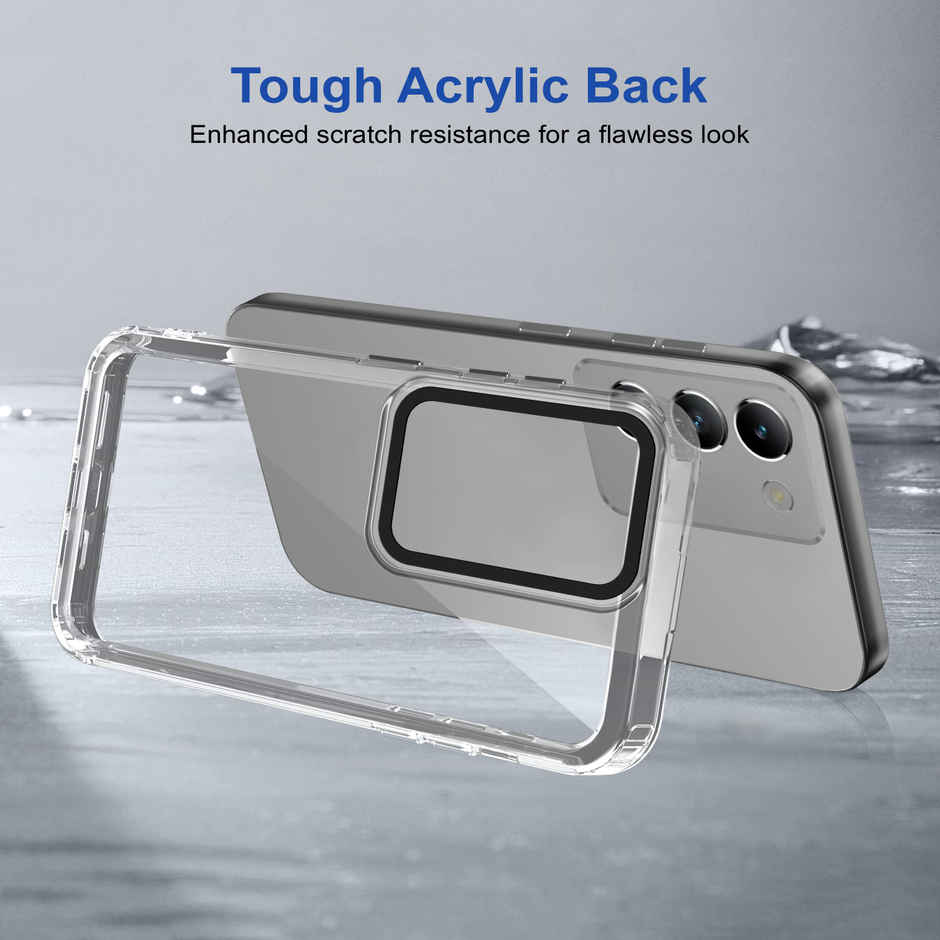 Zapcase Back Cover for Vivo Y200e 5G | Space-Clear