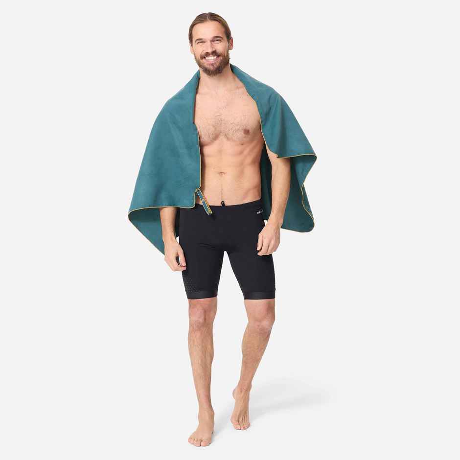 Decathlon Quick Dry Microfibre Towel | Blue - L
