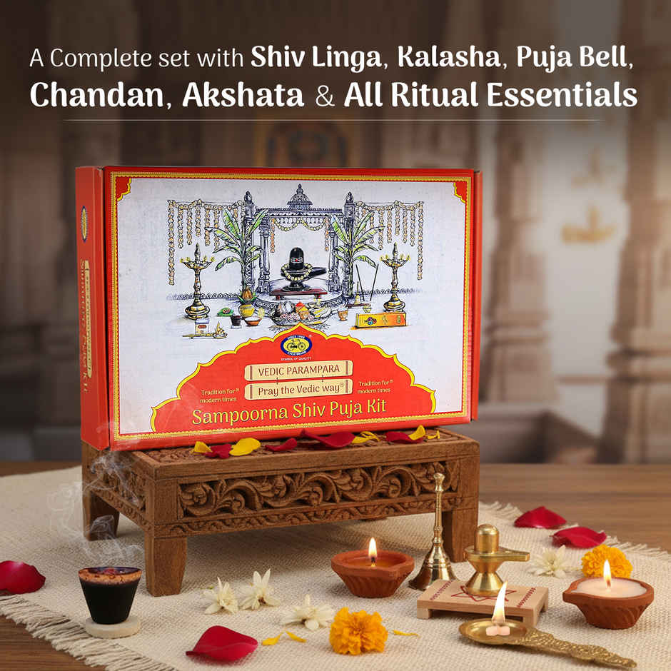Sampoorna Shiv Puja Kit | Complete Vedic Puja Samagri | Cycle