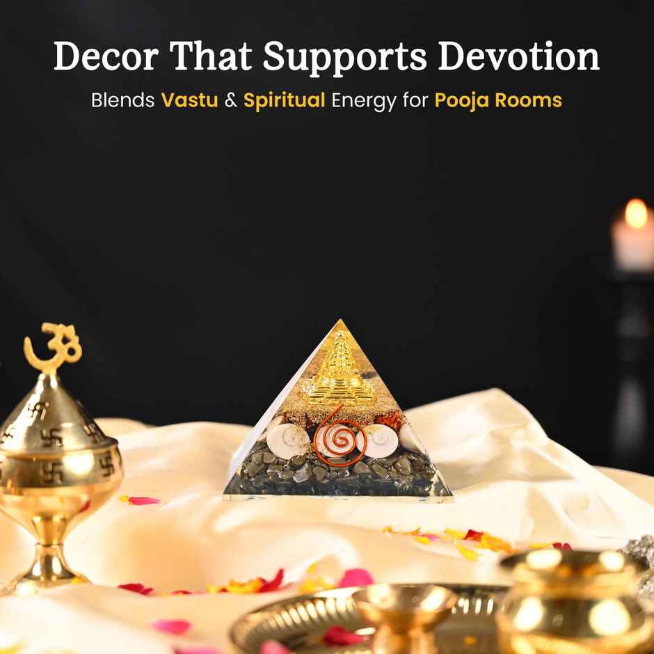 Hindcraft Money Magnet Pyrite Pyramid