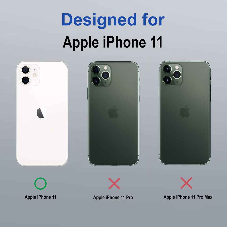Zapcase Back Cover For Apple Iphone 11 (Space-Clear)
