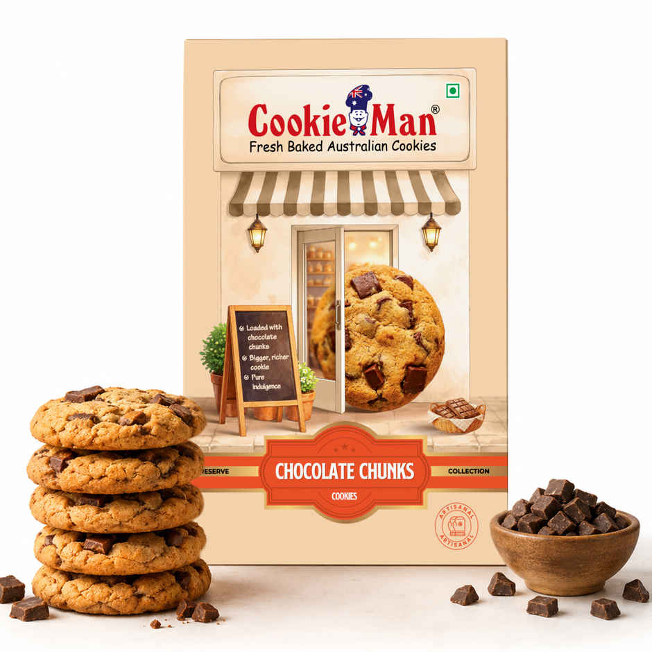 CookieMan Premium Choco Chunk Chocolate Cookies Biscuits