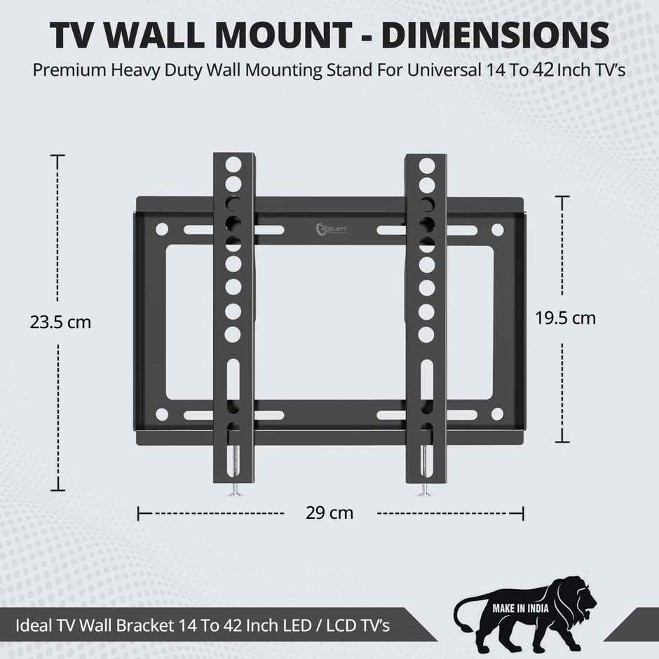 Robustt TV Wall Mount Fixed - S