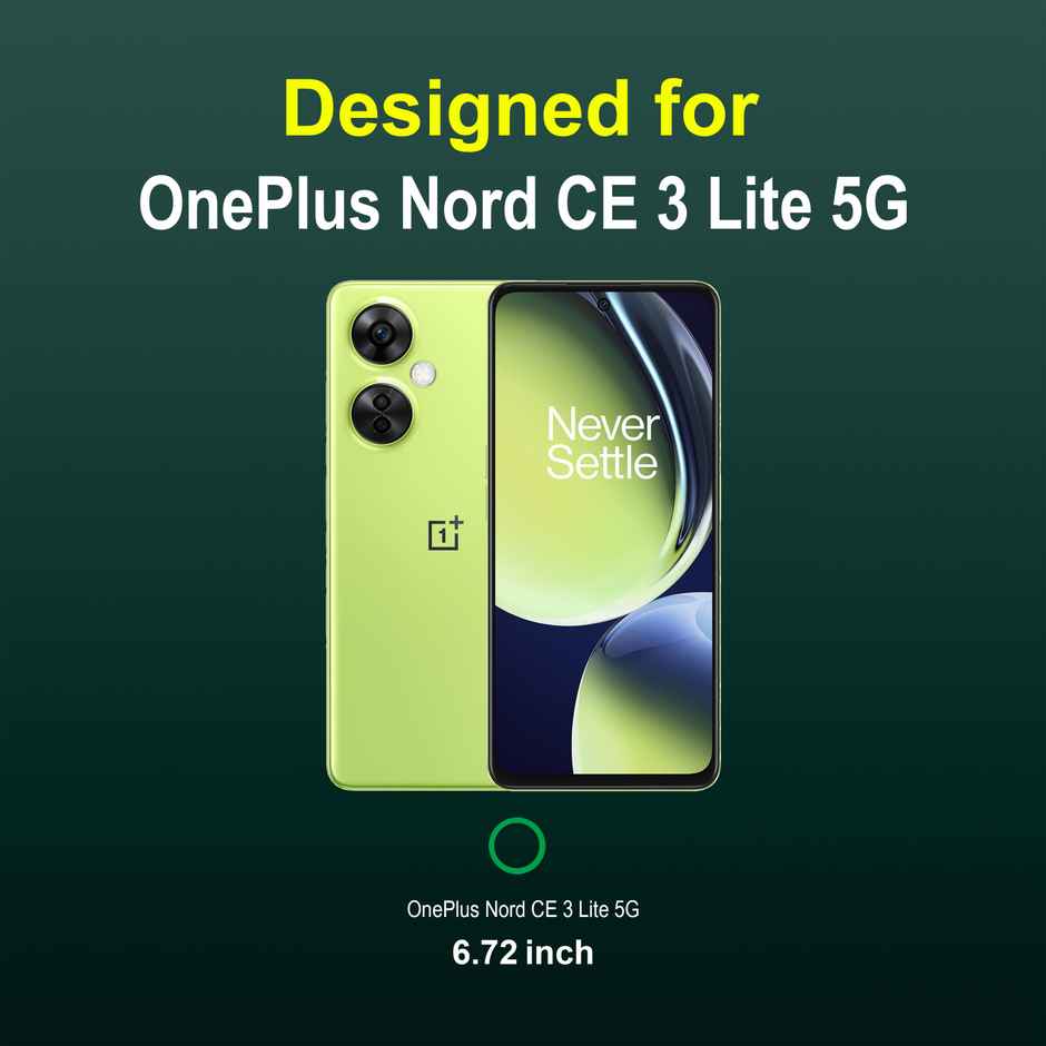 Zapcase Back Cover for OnePlus Nord CE 3 Lite 5G | Magic-DarkGreen