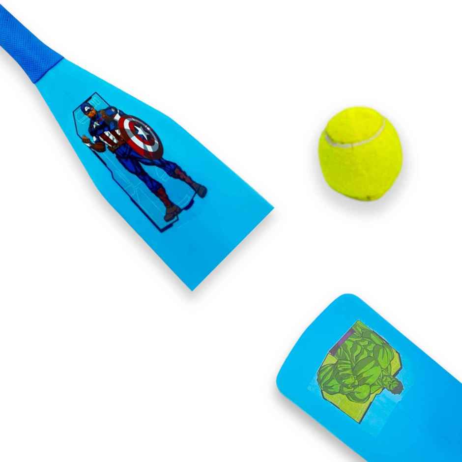 Kriiddaank Avenger Master Blaster - Cricket Bat & Ball Set with Marvel Avengers Graphics 3+ Years