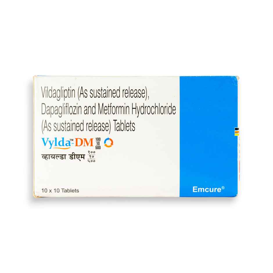 Vylda-DM 100/10/500 Tablet SR