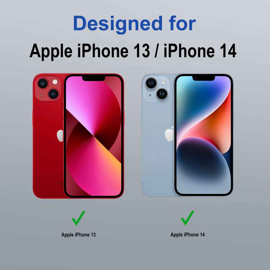 Zapcase Back Cover For Apple Iphone 13 (Space-Clear)